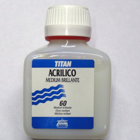 Medium brillante acrílico 100ml - TITAN