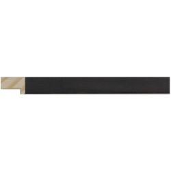 Moldura alta estrecha madera oscura - 30x19mm