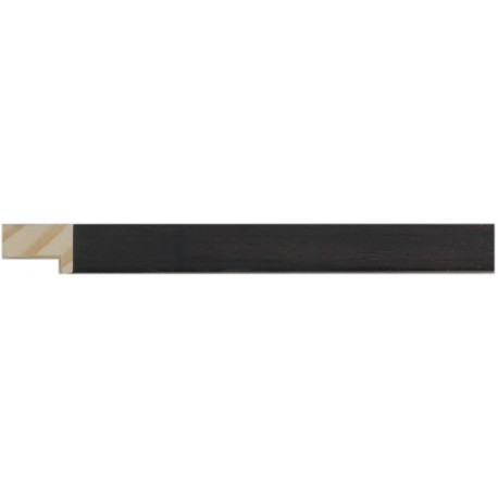 Moldura alta estrecha madera oscura - 30x19mm