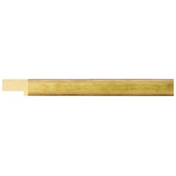 Moldura alta estrecha oro - 30x19mm