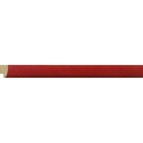 Moldura estrecha color rojo - 15x18mm
