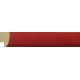 Moldura estrecha color rojo - 15x18mm