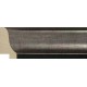 Moldura lisa en curva en plata - 24x34mm