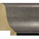 Moldura ancha y lisa en curva en plata - 44x73mm