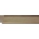 Moldura clasica plateada con filo plata - 25x43mm