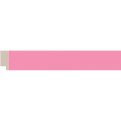 Moldura plana rosa - 13x30mm