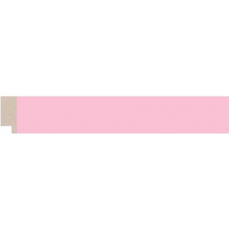 Moldura plana rosa claro - 13x30mm