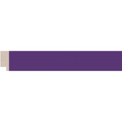 Moldura plana violeta oscuro - 13x30mm