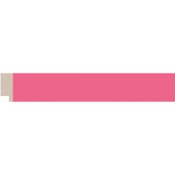 Moldura plana rosa oscuro - 13x30mm