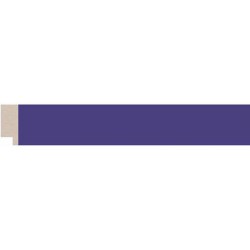 Moldura plana violeta azulado - 13x30mm