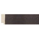 Moldura Plana Rustica en Madera Oscura - 20x48mm