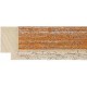 Acabado Natural Plana Naranja con filo Beige - 17x32mm