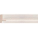 Madera Blanca de caja con trasera plana - 34x34-47mm