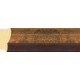 Moldura clásica oro con filo oscuro - 30x65mm