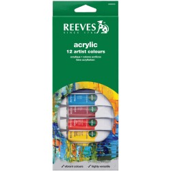 Pack tubos acrílico 12x10ml - Reeves