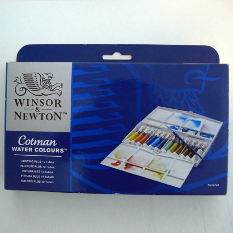 Caja acuarelas tubos 12x8ml - Winsor & Newton