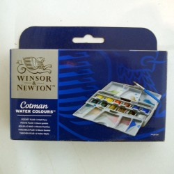 Caja acuarelas Pocket Plus 12 1/2godet - Winsor & Newton