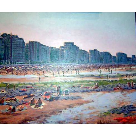 Miguel A. Velasco - Playa al atardecer