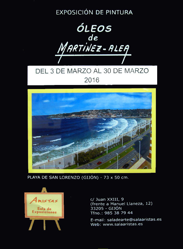 cartel de exposicion martinez-alea 2016
